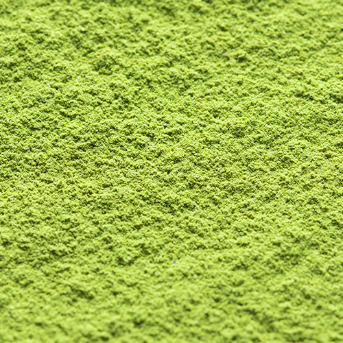 Graphic showing Organic Caffeine 124MG ingredient tile highlighting plant-based energy