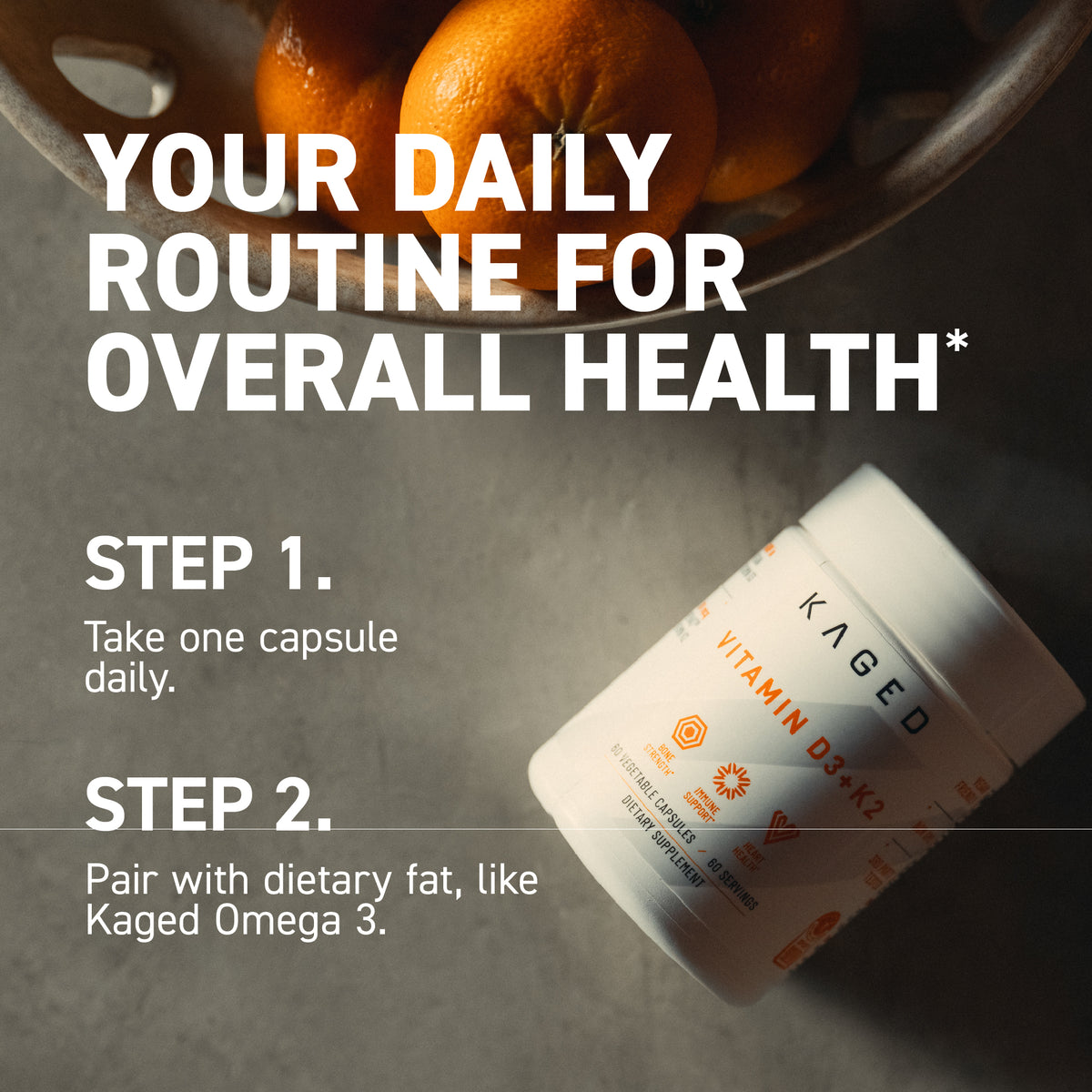 Vitamin D3 + K2